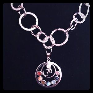 Costume Jewelry Silver Necklace
